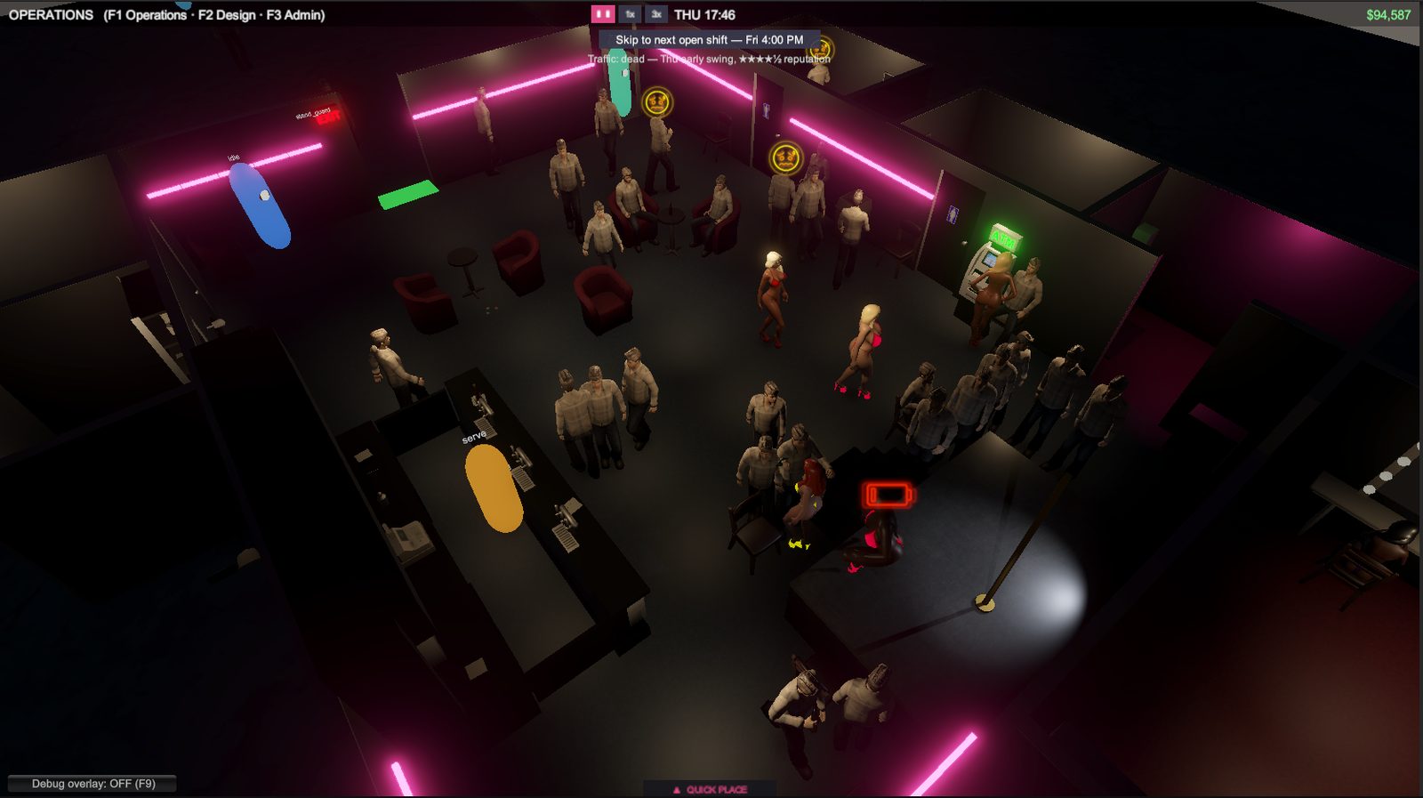 Club floor gameplay capture