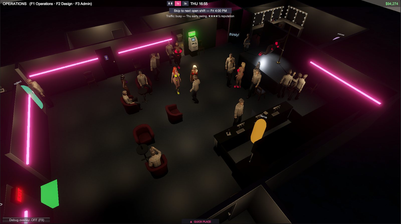 Club build progress screenshot