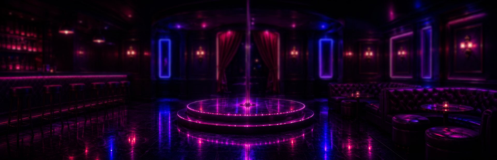 Strip Club Empire VIP club interior — trailer mood